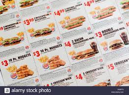 The company prides itself on offering 'real whether you are in the mood for a burger, chicken sandwich, salad, or hot dog, burger king has them all. Burger King Coupons Fast Food Coupon Usa Stockfotografie Alamy