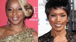 Mary J. Blige & Angela Bassett as 'Betty and Coretta' [on-set photo]