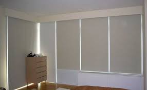 Pure white, black, sandstone, barley, and anodised. Solar Roller Shades Style Mermet Vela Are Featured As A Solar Shade Or Blind