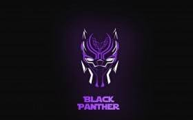 Marvel black panther wallpaper, black background, minimalism. Black Panther Wallpapers Page 1