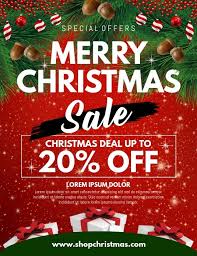 Christmas Retail Christmas Ad Christmas Sale Poster Christmas Flyer