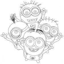 Free Minion Coloring Pages Jpg 600 597 Boyama Sayfalari Minyonlar Desenler