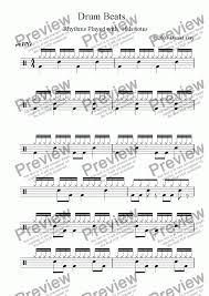 Download for free in pdf / midi format, or print directly from our site. 16th Note Drum Rhythms Download Sheet Music Pdf File