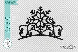 Download Christmas Princess Crown Monogram Svg Dxf Pdf Cut File By Kartcreation Thehungryjpeg Com