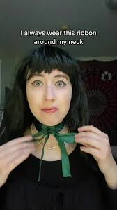 Jenny was always asked why she wore a ribbon around her neck  #thegreenribbon #inadarkdarkroom #jennygreenribbon #boburnham  #microwavepopcorn #boburnhaminside