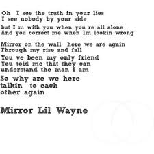 Lyrics for mirror by lil wayne feat. Epingle Par Rebekah Avila Pothier Sur Waynesworld