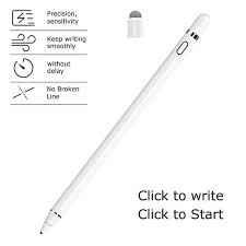 Active Stylus Pen White Black 1 45mm Fine Tip For Ipad Apple Iphone Samsung Tablets On Ios And Android Capacitive Touch Samsung Tablet Stylus Pen Apple Iphone