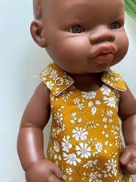 Miniland 32 Cm Doll, Romper, Liberty of London Capel, Boy Doll Clothes, 32  Cm Doll, Girl Doll Clothes, Boy Doll,