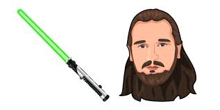 It's about 11.5 inches long and the diameter of the hilt is about 1.5 inches. Star Wars Qui Gon Jinn Lightsaber Cursor Custom Cursor