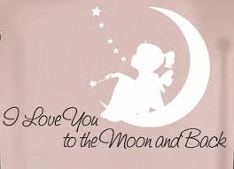 Images Of I Love You To The Moon And Back Fairy Wall Decal I Love You To The Moon And Back Decal Vinyl Etsy Tattoo For Baby Girl Nursery Vinyl Nursery Wall Quotes