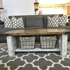 Chunky Farmhouse Coffee Table Coffee Table Farmhouse Farmhouse Coffee Table Decor Coffee Table