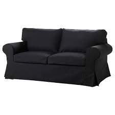 Measure for both sofa and bed Ikea Ektorp Loveseat Cover 2 Seat Sofa Slipcover Idemo Black 901 196 03 New Ikea Sofa Ikea Sofa Covers Love Seat