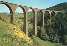 Rail story - La Transcévenole : la « voie ferrée » qui ne le fut jamais :  Ouvrage emblématique de la Trancevenole , le viaduc de la Recoumène , le  chef-d'oeuvre de