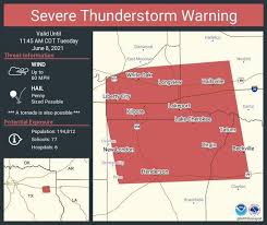 The tornado warning is expected to remain in effect until 11:45 p.m. Weather Updates National Weather Services Issues Severe Thunderstorm Warning General Panolawatchman Com
