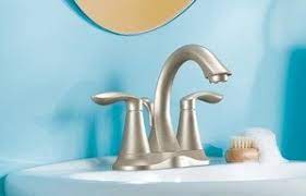 Check spelling or type a new query. Moen 6410bn Eva Two Handle Centerset Bathroom Faucet With Drain Assembly Brushed Nickel Touch On Bathroom Sink Faucets Amazon Com