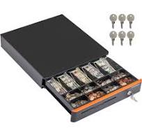 Coin Counter 14.56 Cash Register Drawer - Metal Money Box With Lock For  Small Business Metal Cash Drawer With Lock POS System