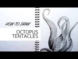 How To Draw Octopus Tentacles Youtube Octopus Drawing Octopus Tentacles Drawing Easy Octopus Drawing