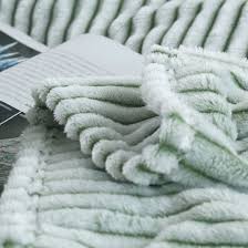 Our selection includes electric blankets, sherpa, throw blankets, weighted blankets & more. China Fleece Blanket Comfortable Plush Lightgreen And White Lightweight Polyester All Season China Blankets And Mink Blanket Price