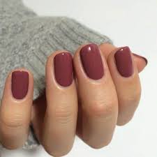 This burned hot red color is perfect for an elegant night out, prom's, business meeting; 40 Super Hot Maroon Color Nail Polish Ideas Naildesigncode