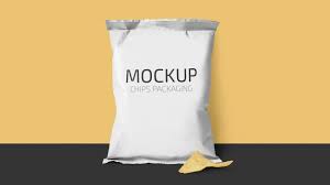 Chips Packaging Mockup In 2020 Chip Packaging Packaging Mockup Plastic Food Packaging