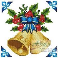 Dltk's crafts for kids christmas cross stitch pattern. Mini Christmas Bells Cross Stitch Pattern By Tereena Clarke Crosstitch Com Christmas Cross Stitch Cross Stitch Patterns Christmas Cross Stitch Angels