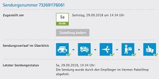 Die zustellungszeit vom versender in das verteilzentrum von hermes liegt in der regel zwischen ein und zwei werktage, abhängig vom jeweiligen arbeitsaufkommen. Hermes Sendungsverfolgung Ankunftsprognose Parcello
