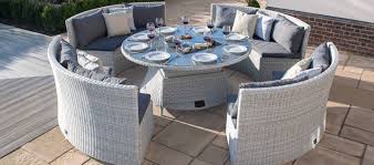 Your purchase includes one dining table with leaf and 6 side chairs. Ascot Round Sofa Dining Set Sussex Grange Furniture