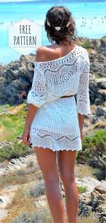 Crochet White Dress Free Pattern Fashion White Crochet Dress Summer Fashion Trends