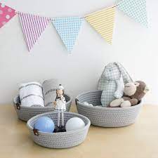 Maybe you would like to learn more about one of these? Buy Goodpick 3pack Small Basket Woven Storage Basket For Living Room Bathroom Storage Basket For Towels Cute Round Basket For Baby Toy Storage Home Storage Baskets For Shelves Gift Baskets Gray