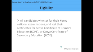 There are 2 options to download your kcse result slip. Kenya Apply For A Replacement Of Kcpe Kcse Certificates
