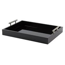 Modern Black Ottoman Coffee Table Decorative Trays Allmodern