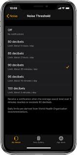 Use The Noise App On Your Apple Watch Apple Support