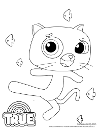 Free Cat Bartleby From True And The Rainbow Kingdom Coloring Pages Printable For Kids And Adults Cat Coloring Page Coloring Pages Printable Coloring Pages