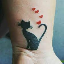 Cat Tattoo On Wrist Tattoos For Women Cat Foot Tattoos For Women Small Wrist Tattoos