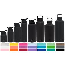 simple modern summit water bottle extra lid wide mouth vacuum insulated 8 sizes 25 colors