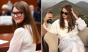 Anna sorokin, who posed as an heiress named anna delvey, after being sentenced at new york state supreme court this month.credit.richard drew/associated press. I D Be Lying If I Said I Was Sorry Fake Heiress Anna Sorokin Gives First Prison Interview Daily Mail Online