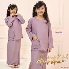 Here you can explore hq baju kurung transparent illustrations, icons and clipart with filter setting like size, type, color etc. Baju Kurung Kedah Kids Aurora Baju Kedah Kanak Kanak Shopee Malaysia