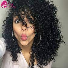 Molefi short curly human hair wigs for black women, unprocessed brazilian virgin hair wigs with bangs, 8 inch natural color 150% density regular wig, machine made glueless full wig, no lace front wig. Virgin Bohemian Curly Hair 4 Bundles Bohemian Jerry Curl Virgin Hair Short Cheap Afro Kinky Curly Hair Weave Sassy Girl Hair Hair Plait Hair Sectionshair Bug Aliexpress