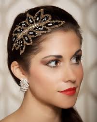 Black And Gold Hair Piece Oh Man Oh Man I Love This Wedding Art Deco Hair Wedding Hair Head Piece Art Deco Hair