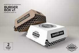 Download 15 Burger Box Packaging Psd Mockup Templates Decolore Net
