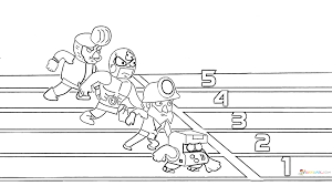 Brawl Stars Para Colorear 8 Bit