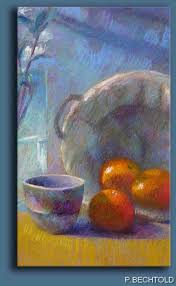 Mandarines Peinture Pastel Illustrations Pastel Peintures Pastel A L Huile