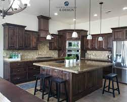 Paint colors with dark wood cabinets. The 7 Best Neutral Paint Colours To Update Dark Wood Trim Kylie M Interiors