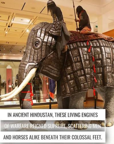 Today, I wanted to showcase an incredibly rare surviving example of 17th- century Mughal mail and plate armour for a war elephant, currently on display at the Royal Armouries in Leeds. #royalarmouries #indianhistory #