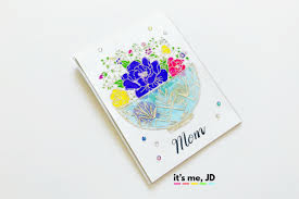 This pretty mother's day card design is as pretty as it is sweet! 4 Easy Ideas For Handmade Mother S Day Cards