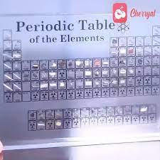 Black Art Discover Periodic Table Display With Real Elements Cool Things To Buy Really Cool Stuff Periodic Table