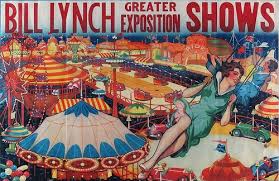 S p o n s o r e d. Up For Auction Bill Lynch Shows Vintage Carnival Poster Amusing The Zillion