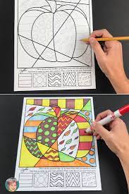 They are often painted in bright, bold colors. Fall Thanksgiving Activity Thanksgiving Coloring Pages Turkeys More Fall Coloring Pages Kids Art Projects Elementary Art Projects
