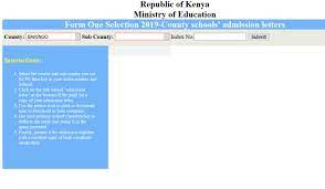 The role of tamisemi is to coordinate and supervise regional development management and administration. 2021 Form One Selection How To Check School Via Sms Code Kenyayote