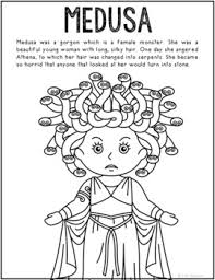 Maybe you would like to learn more about one of these? Medusa Greek Mythology Informational Text Coloring Page Craft Or Poster Freebie